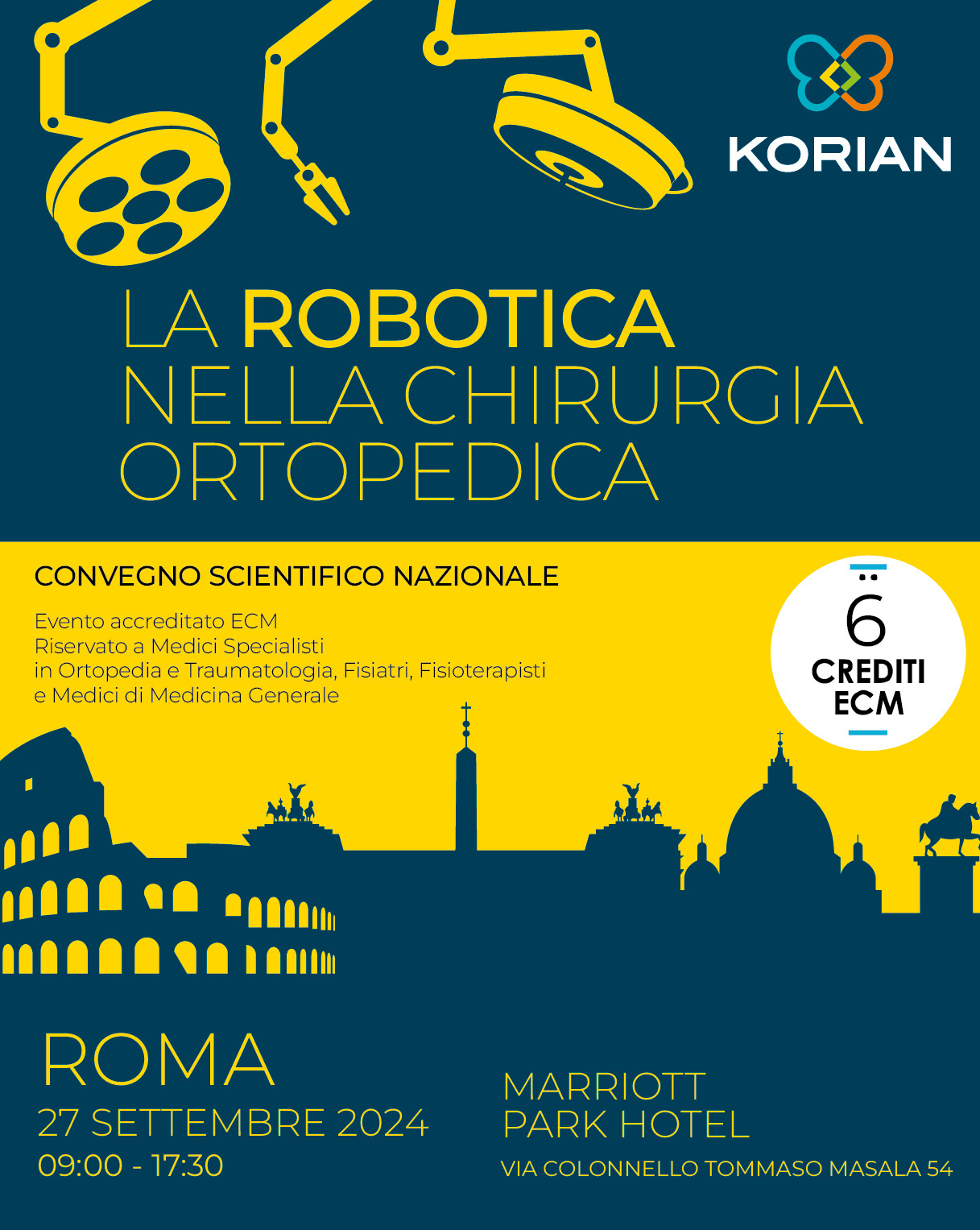 Convegno nazionale sulla robotica nella chirurgia ortopedica
